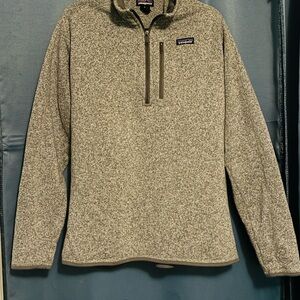 Patagonia Heather Gray Full-Zip Fleece Jacket